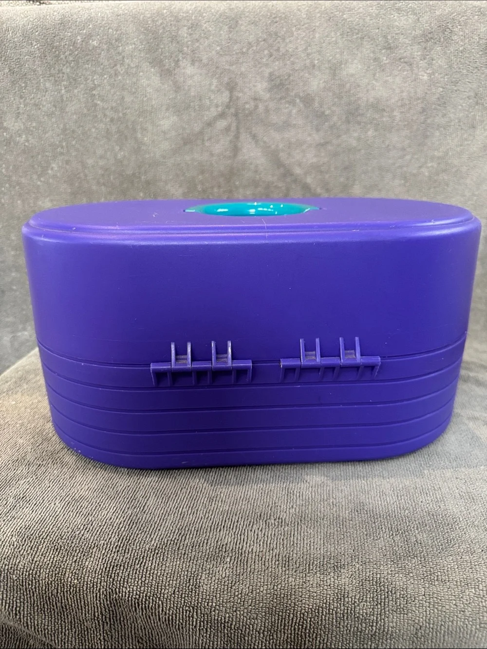 VTG 90’s Caboodles On-The-Go Girl Make-Up Purple Teal Retro Organizer